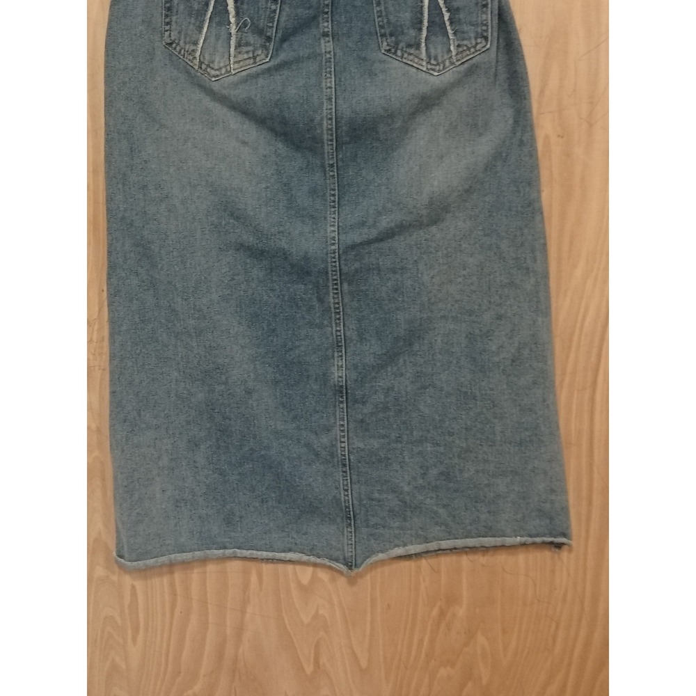 Denim Y2K Vintage Maxi Skirt Women's Size Large - Picture 7 of 7